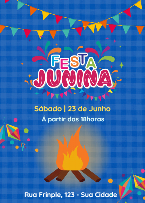 Convite festa Junina