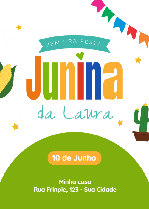 Convite festa junina