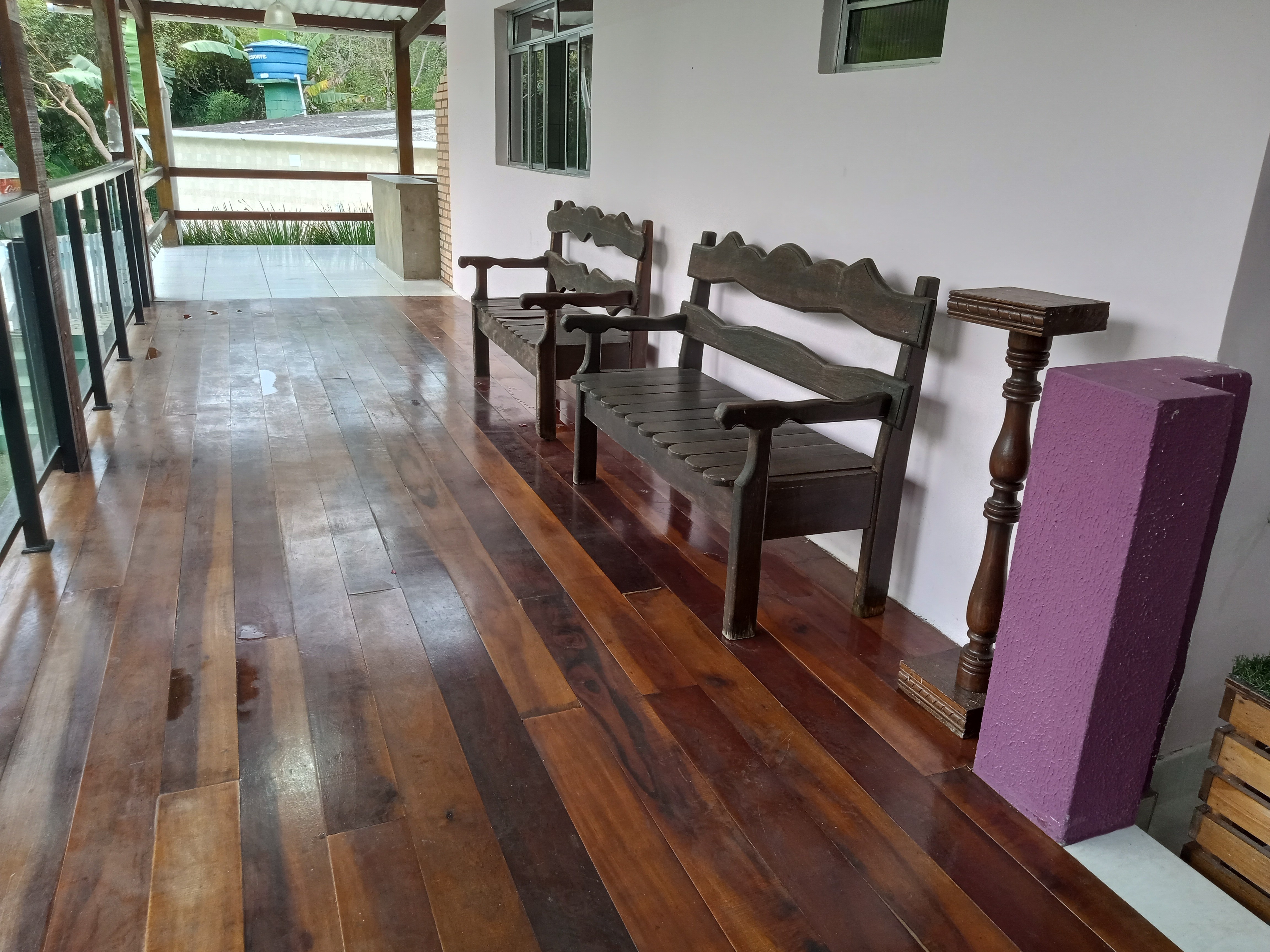 Deck mesanino salão 