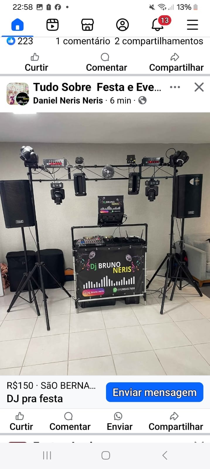 🎉✨ Novidade que vai transformar seu evento! ✨🎉  🚀 A Empresa DJ Bruno Neris traz para você a Platafor